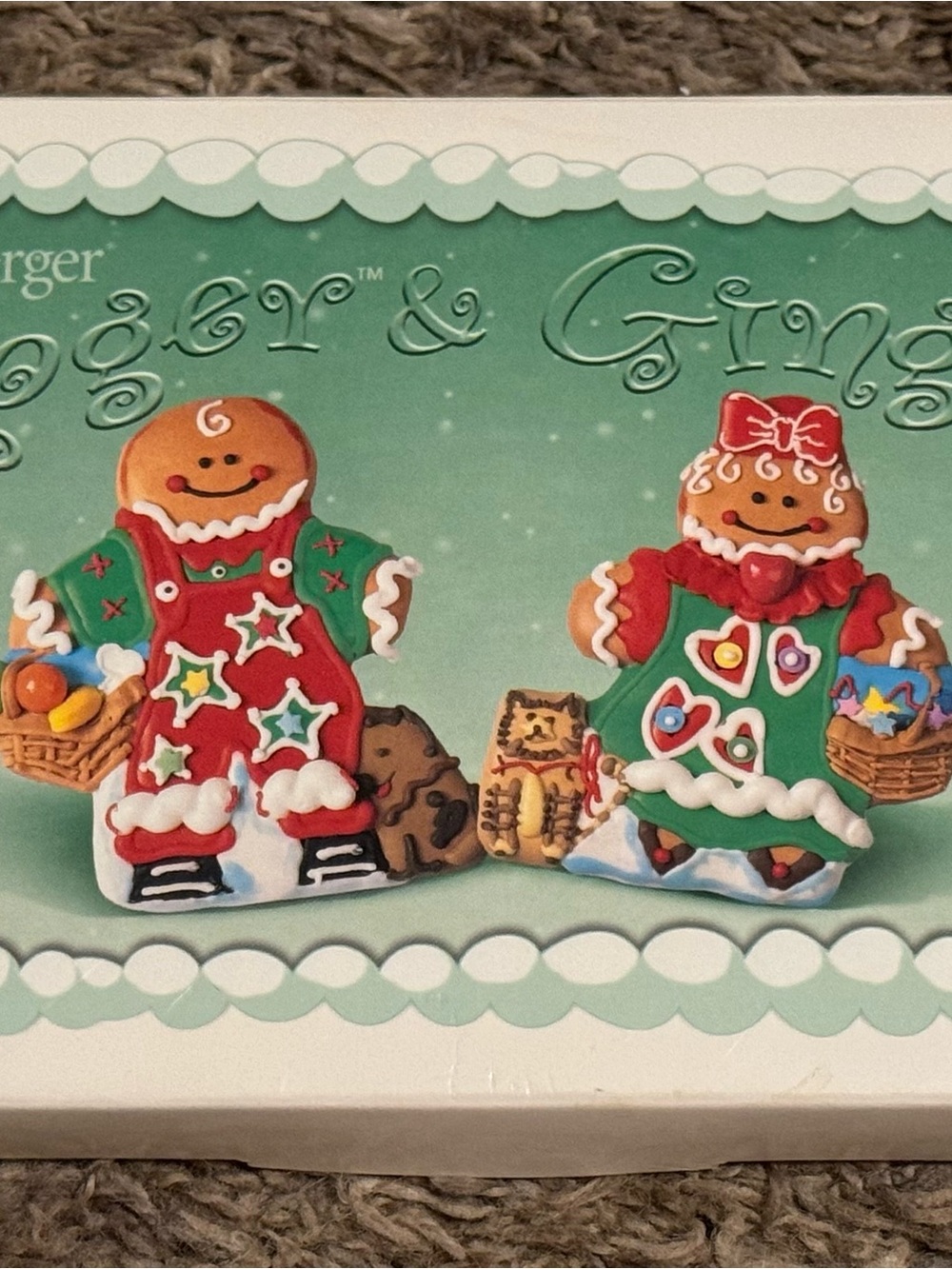 Longaberger Roger & Ginger Cookie Molds
